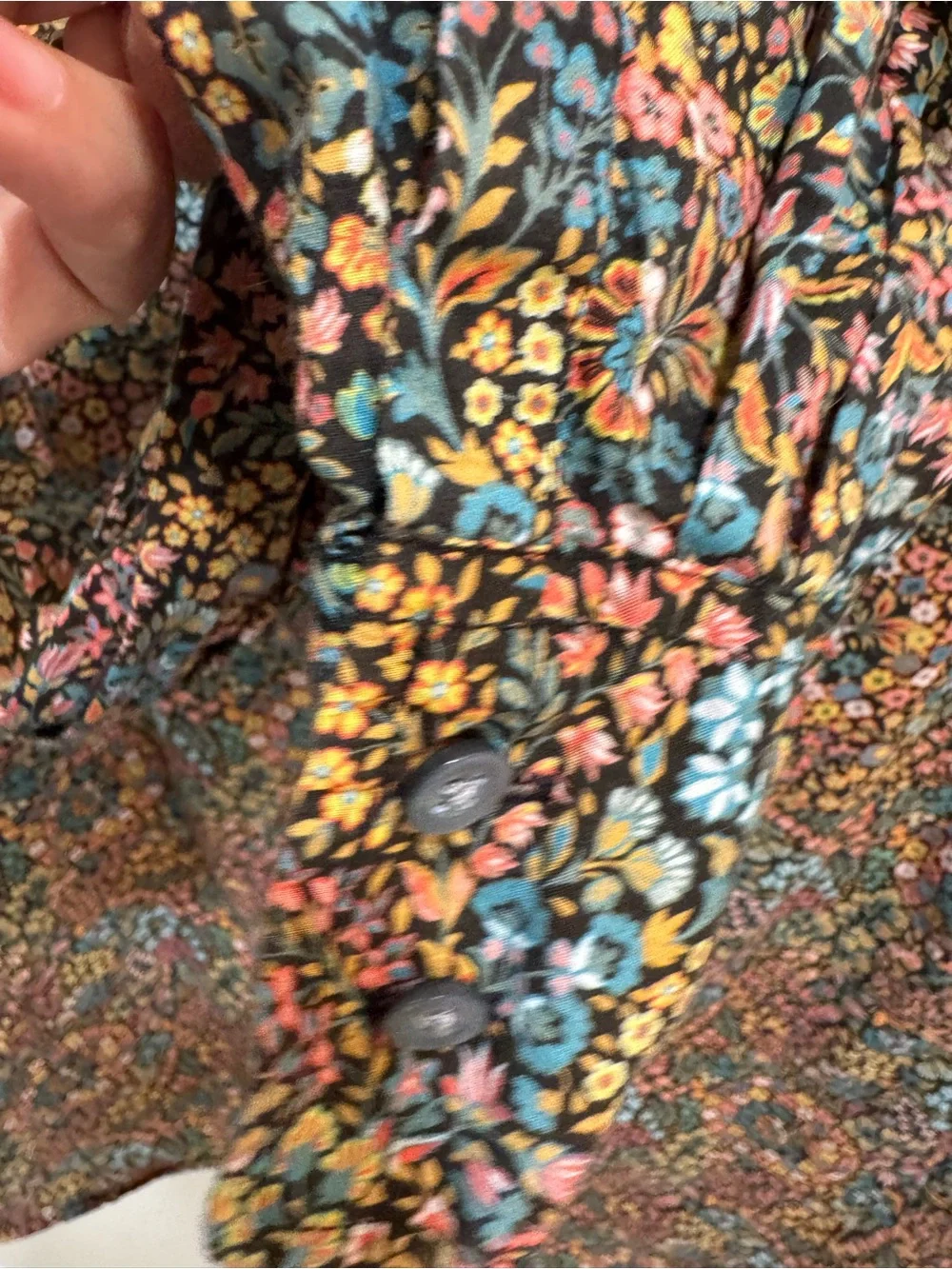 J Crew Liberty Art Fabric Little Marquess Print Button Front Shirt Sz 10 Floral